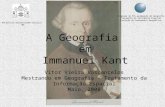 A Geografia Em Kant