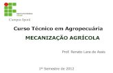 1a Aula. Mecanizacao Agricola. Conceitos Basicos de Mecanica
