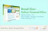 Brasil.gov.br: Python Powered EGov