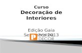 Curso Decoração de Interiores Vila Nova de Gaia apresentação Hugo Braga