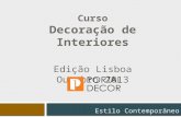 Curso Decoração de Interiores Lisboa apresentação Vanessa Leite