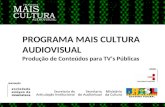 Programa Mais Cultura Audiovisual