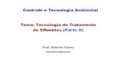 Controle e tecnologia ambiental. Tecnologia de Tratamento de Água e Efluente. Parte 2