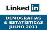 LinkedIn- Demografias e estatísticas Julho 2011