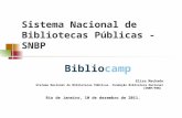 Sistema Nacional de Bibliotecas Públicas - Elisa Machado #bibliocamp