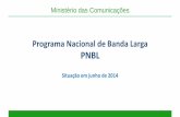 Balanco - Plano Nacional de Banda Larga