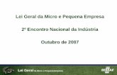 Sessão Temática - Micro e Pequenas   Empresas - Alessandro Machado - 2007
