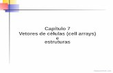 Cap7 Vetores de Celulas e Estruturas