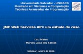 JME Web Services API: um estudo de caso