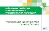 Apresentação | Propostas da Indústria para as Eleições 2014