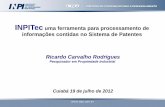 INPITEC uma ferramenta gratuita para tratamento estatístico de informações oriundas do sistema de patentes - 19-07-2012