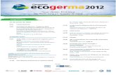 Programa ecogerma 2012