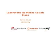 Laborat³rio de m­dias sociais   blogs