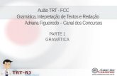 Aulão TRT-RJ - Português Adriana Figueiredo