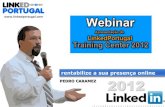 Apresentação do Linkedin Online Training Center 2012