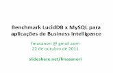 Benchmark LucidDB x MySQL para aplicações de Business Intelligence