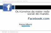 Os números do Facebook