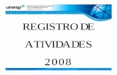 Registro de Atividades 2008