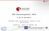 HSM Expomanagement 2010 - Resumo das Principais Palestras