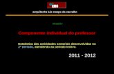 2011 2012 2º período relatório da componente individual do professor