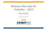 StautRH - pesquisa mercado de trabalho 2013