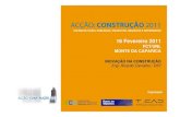Acção: Construção 2011 - Apresentação 04 - Inovação na Construção, Eng. Ricardo Carvalho / DST
