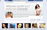 O Comportamento dos usuários de redes sociais online - Menos Luiza que está no Canadá