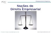 Noções de direito empresarial para empreendedores