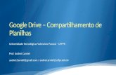 Google drive - Planilhas