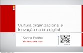 Cultura organizacional e Inovação na era digital