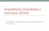Arquitetura orientada a serviços (SOA)