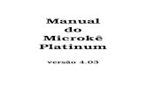 Manual do Microkê Platinum