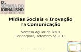 Mídias Sociais e Inovação na Comunicação