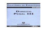 Coletânea de Exercícios - Direito Penal III (1º semetre 2008)(doc)(rev)