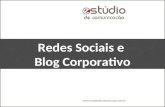 Blog Corporativo e Redes Sociais