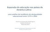 Expansão da educação nos países da américa latina   uma análise da tendência da desigualdade educacional entre 1970 e 2000