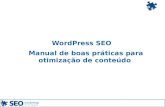 Wordpress SEO - Manual de boas práticas