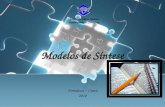 Slides modelos de síntese