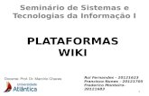 Plataformas wiki
