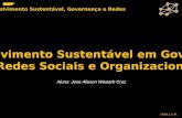 Desenvolvimento Sustentável em Governança de Redes Sociais e Organizacionais