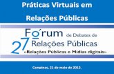 27o Fórum de Relações Públicas PUC-Campinas