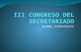 III CONGRESO DEL SECRETARIADO ORGANIZADO POR GLOBAL ESTRATEGIAS