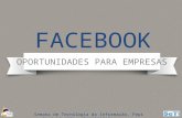 Facebook - Oportunidades para Empresas