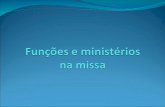 III Funções e ministérios