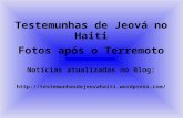 Fotos das Testemunhas Jeová Haiti Depois do Terremoto