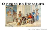 O negro na literatura brasileira