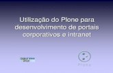 Utiliza§£o do Plone para desenvolvimento de portais corporativos e intranet