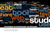 Tecnologias da Comunicação em Educação - sessão Web Social