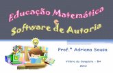 Software de Autoria e Educação Matemática