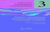 Ensino e pesquisa na  docência universitária: caminhos para a integração - Antonio Joaquim Severino